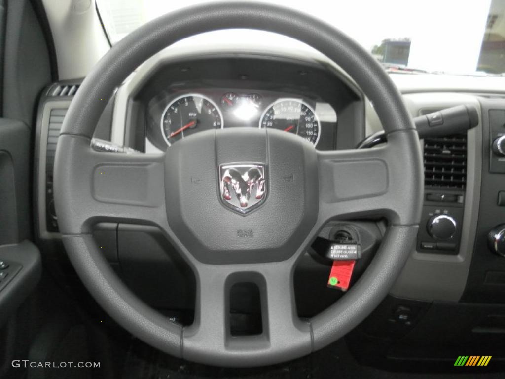 2011 Ram 1500 ST Quad Cab 4x4 - Flame Red / Dark Slate Gray/Medium Graystone photo #8