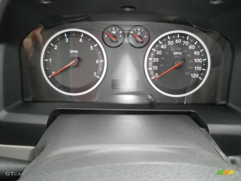 2011 Ram 1500 ST Quad Cab 4x4 - Flame Red / Dark Slate Gray/Medium Graystone photo #9