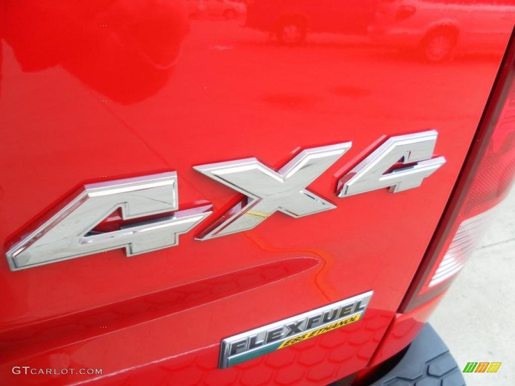2011 Ram 1500 ST Quad Cab 4x4 - Flame Red / Dark Slate Gray/Medium Graystone photo #17