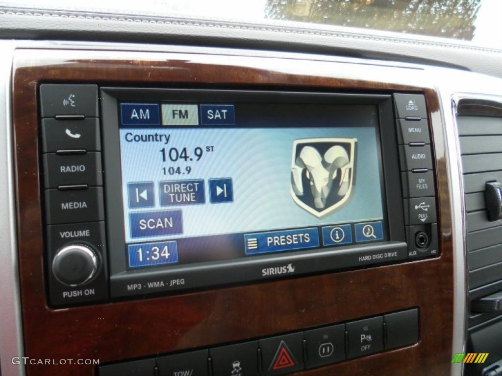 2011 Ram 1500 Laramie Crew Cab 4x4 - Brilliant Black Crystal Pearl / Light Pebble Beige/Bark Brown photo #10