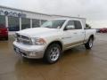 2011 Bright White Dodge Ram 1500 Laramie Quad Cab 4x4  photo #5