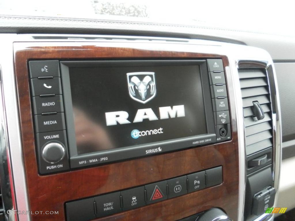 2011 Ram 1500 Laramie Quad Cab 4x4 - Bright White / Light Pebble Beige/Bark Brown photo #15