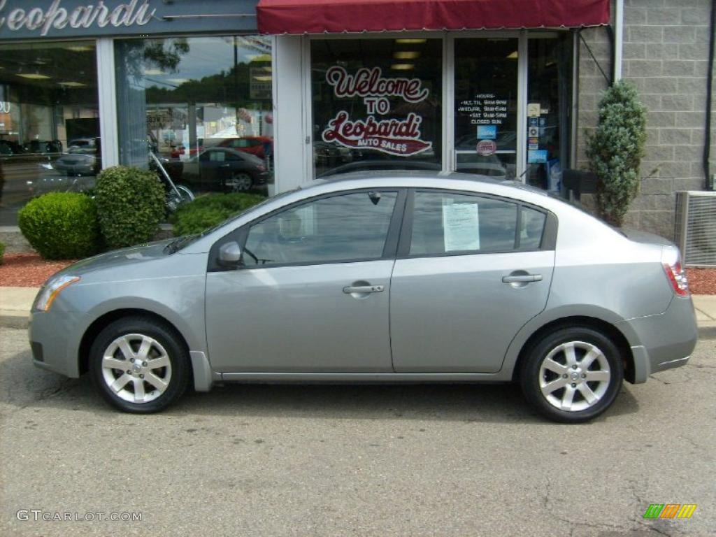 2007 Sentra 2.0 S - Magnetic Gray / Charcoal/Steel photo #2