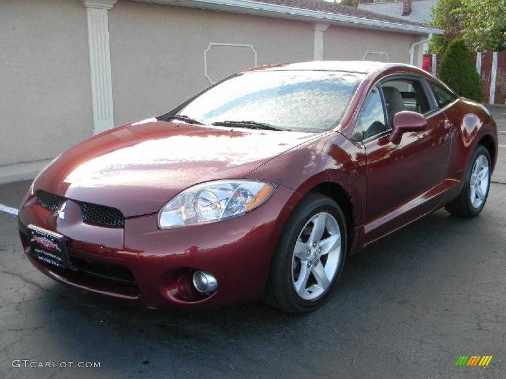 2006 Eclipse GS Coupe - Ultra Red Pearl / Dark Charcoal photo #1