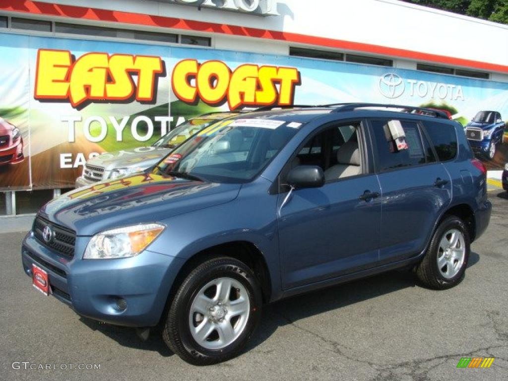 2007 RAV4 4WD - Pacific Blue Metallic / Ash Gray photo #3