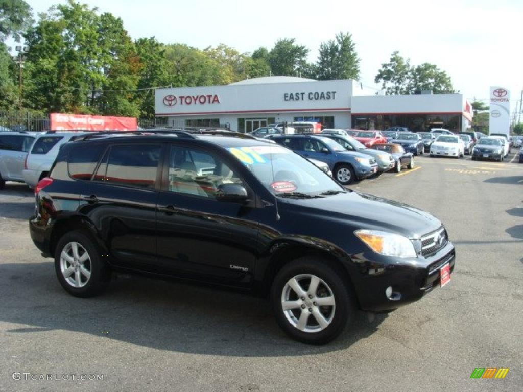 2007 RAV4 Limited 4WD - Black / Ash Gray photo #1