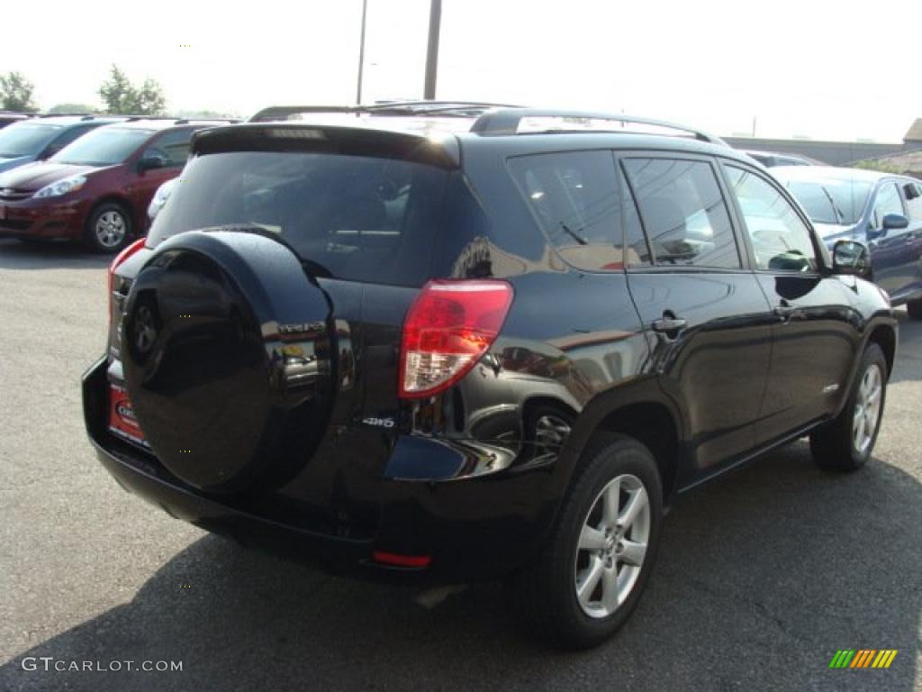 2007 RAV4 Limited 4WD - Black / Ash Gray photo #4