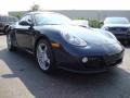 2010 Dark Blue Metallic Porsche Cayman   photo #5