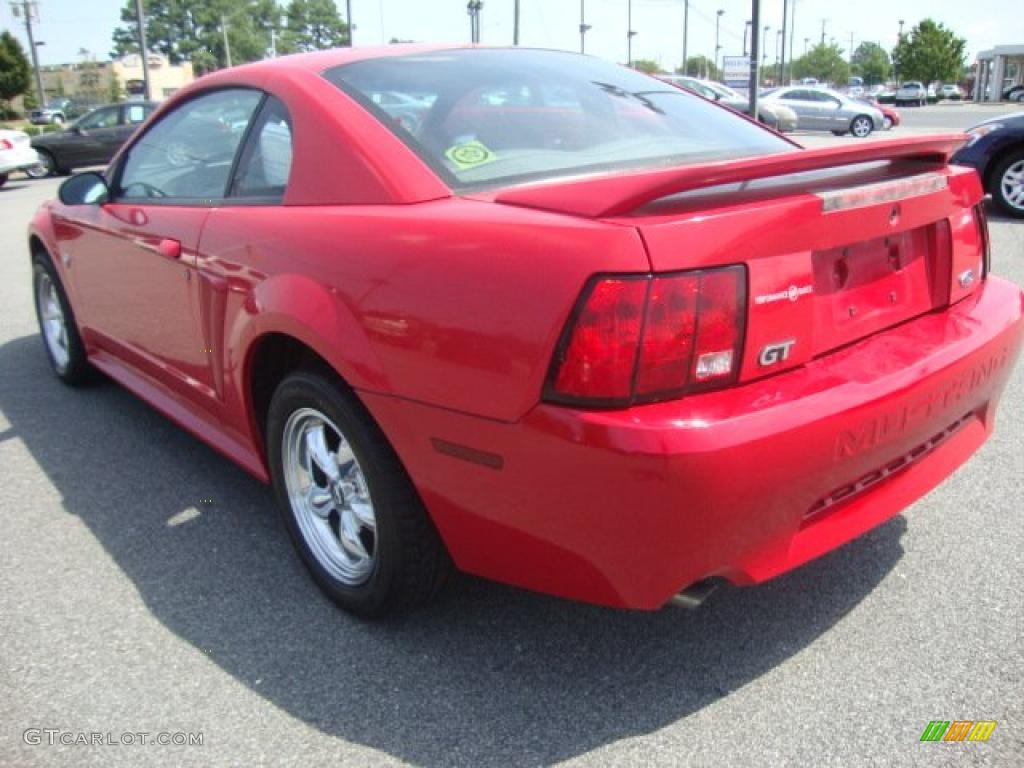 1999 Mustang GT Coupe - Rio Red / Dark Charcoal photo #3