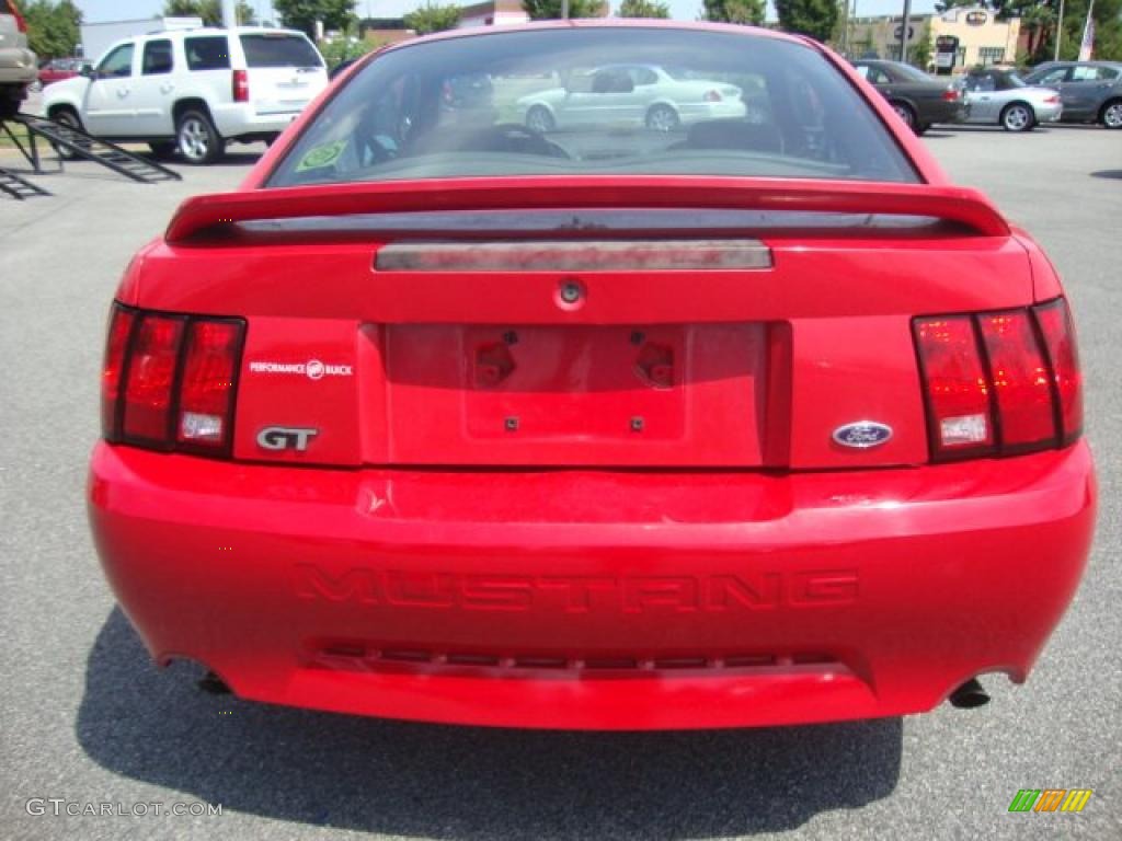 1999 Mustang GT Coupe - Rio Red / Dark Charcoal photo #4