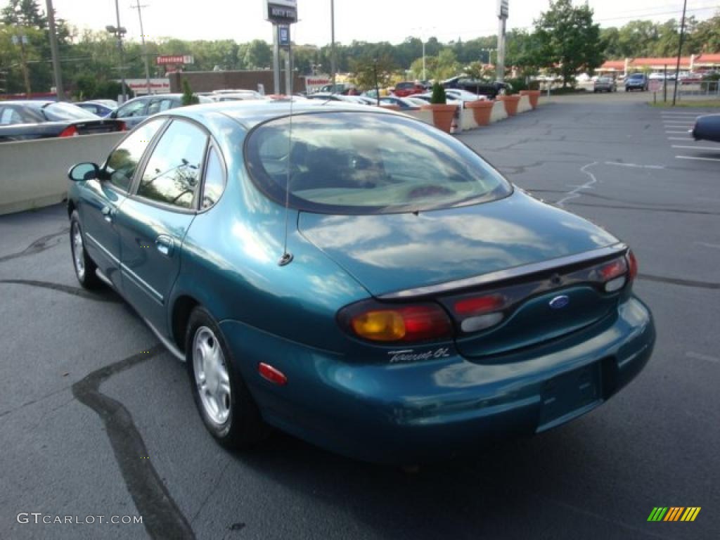 1997 Taurus GL - Pacific Green Metallic / Saddle photo #5