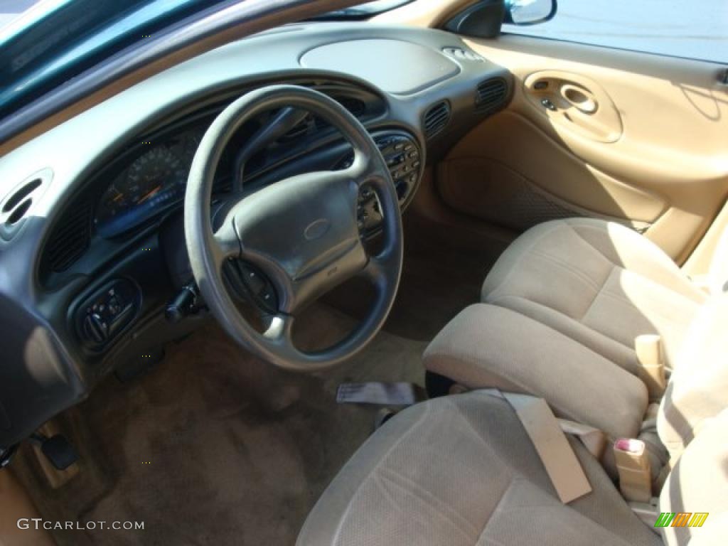 1997 Taurus GL - Pacific Green Metallic / Saddle photo #15