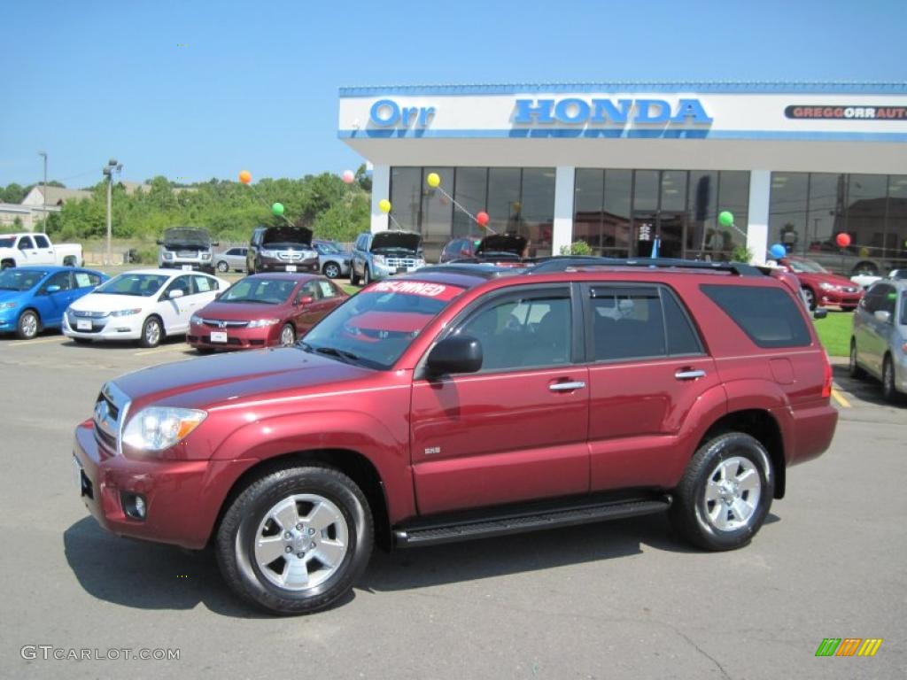 2007 4Runner SR5 - Salsa Red Pearl / Stone photo #1