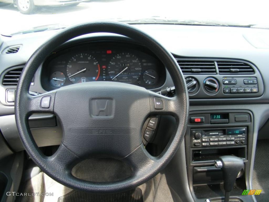 1996 Accord LX V6 Sedan - Granada Black Pearl Metallic / Gray photo #15