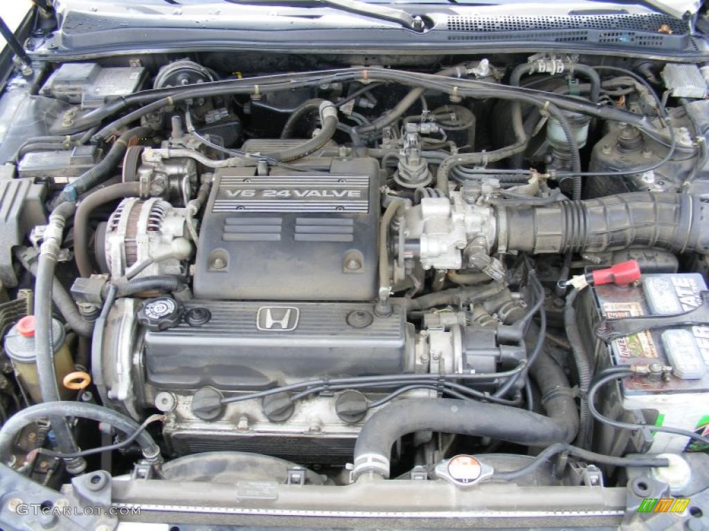 1996 Accord LX V6 Sedan - Granada Black Pearl Metallic / Gray photo #29