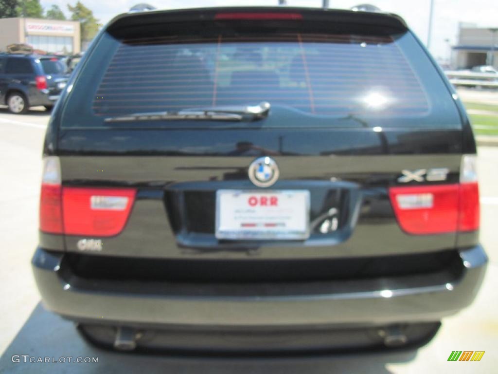 2006 X5 3.0i - Black Sapphire Metallic / Black photo #6