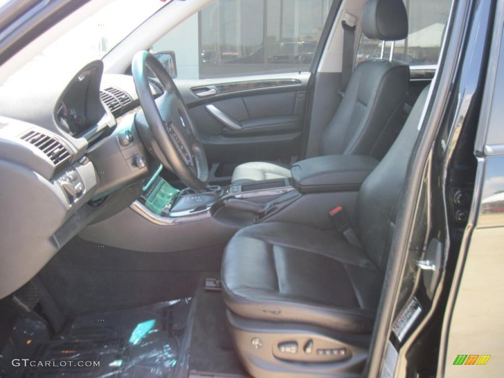 2006 X5 3.0i - Black Sapphire Metallic / Black photo #8