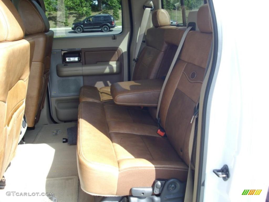 2007 F150 King Ranch SuperCrew 4x4 - Oxford White / Castano Brown Leather photo #10