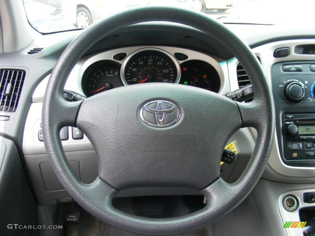 2005 Highlander V6 - Black / Gray photo #18