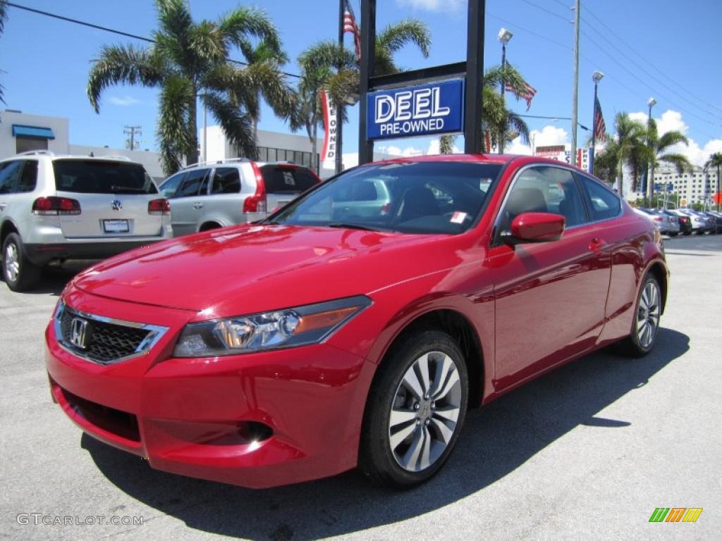 2009 Accord EX Coupe - San Marino Red / Black photo #1