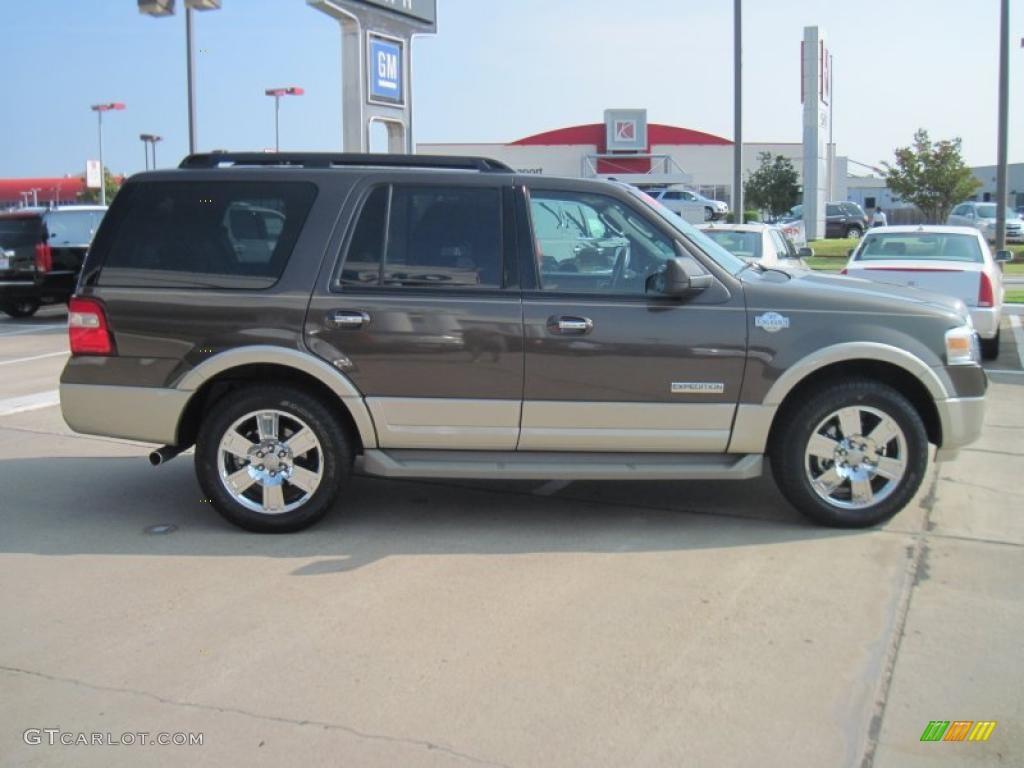 2008 Expedition King Ranch - Stone Green Metallic / Charcoal Black/Chaparral Leather photo #4