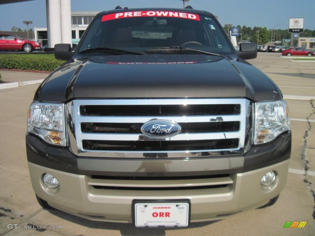 2008 Expedition King Ranch - Stone Green Metallic / Charcoal Black/Chaparral Leather photo #5