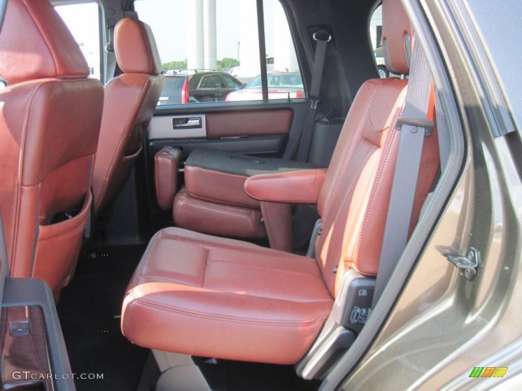 2008 Expedition King Ranch - Stone Green Metallic / Charcoal Black/Chaparral Leather photo #9