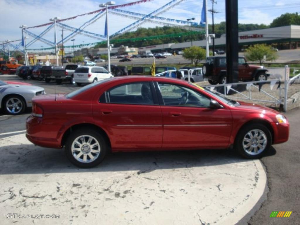 2004 Sebring Limited Sedan - Inferno Red Pearl / Taupe photo #5