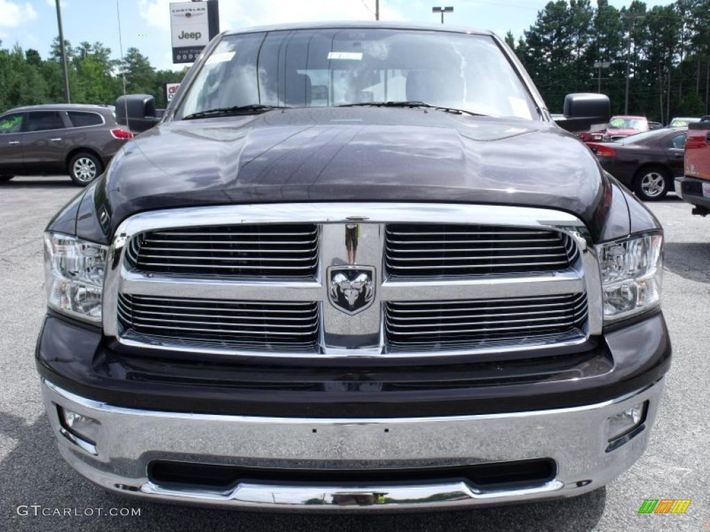 2011 Ram 1500 Big Horn Crew Cab - Rugged Brown Pearl / Light Pebble Beige/Bark Brown photo #3