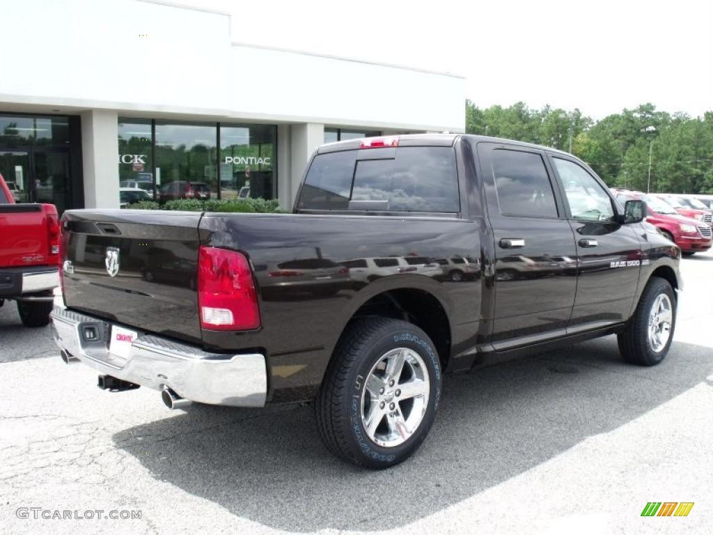 2011 Ram 1500 Big Horn Crew Cab - Rugged Brown Pearl / Light Pebble Beige/Bark Brown photo #8