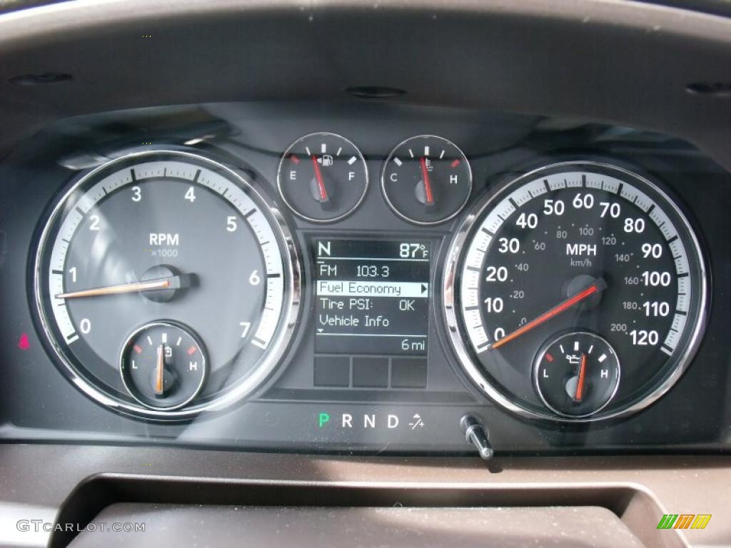 2011 Ram 1500 Big Horn Crew Cab - Rugged Brown Pearl / Light Pebble Beige/Bark Brown photo #18