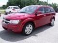 2010 Inferno Red Crystal Pearl Coat Dodge Journey R/T  photo #4