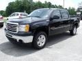 2010 Onyx Black GMC Sierra 1500 SLT Crew Cab 4x4  photo #4