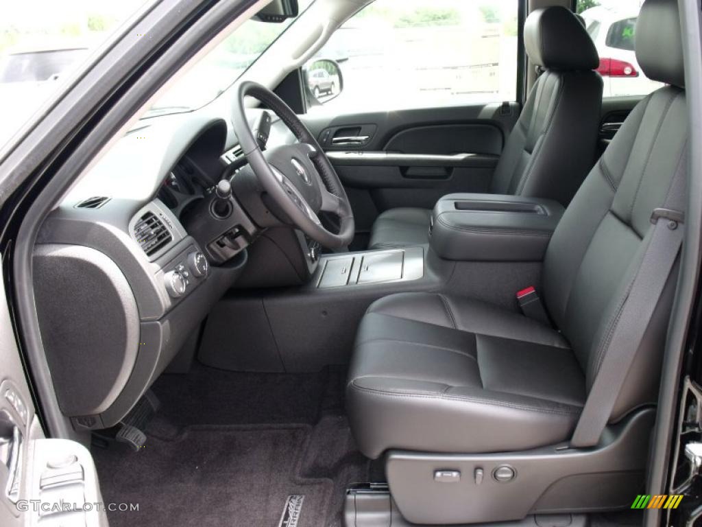 2010 Sierra 1500 SLT Crew Cab 4x4 - Onyx Black / Ebony photo #14