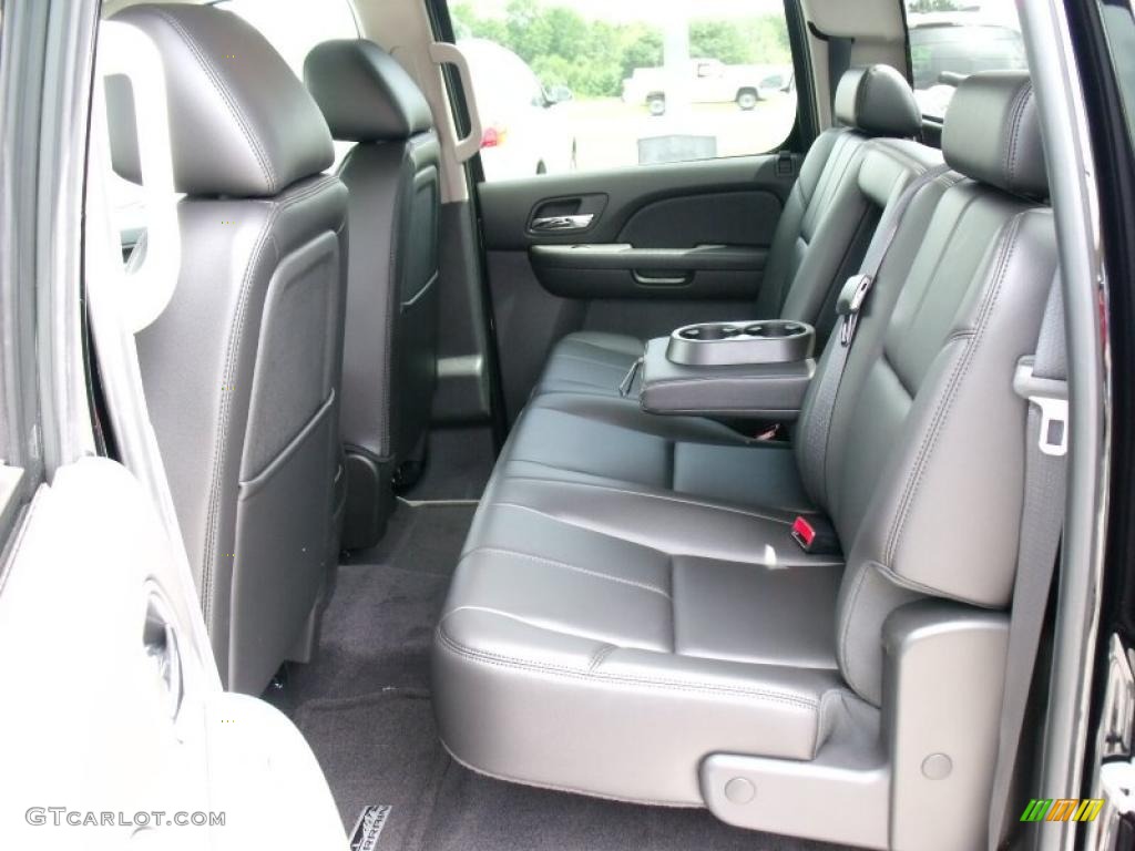 2010 Sierra 1500 SLT Crew Cab 4x4 - Onyx Black / Ebony photo #15