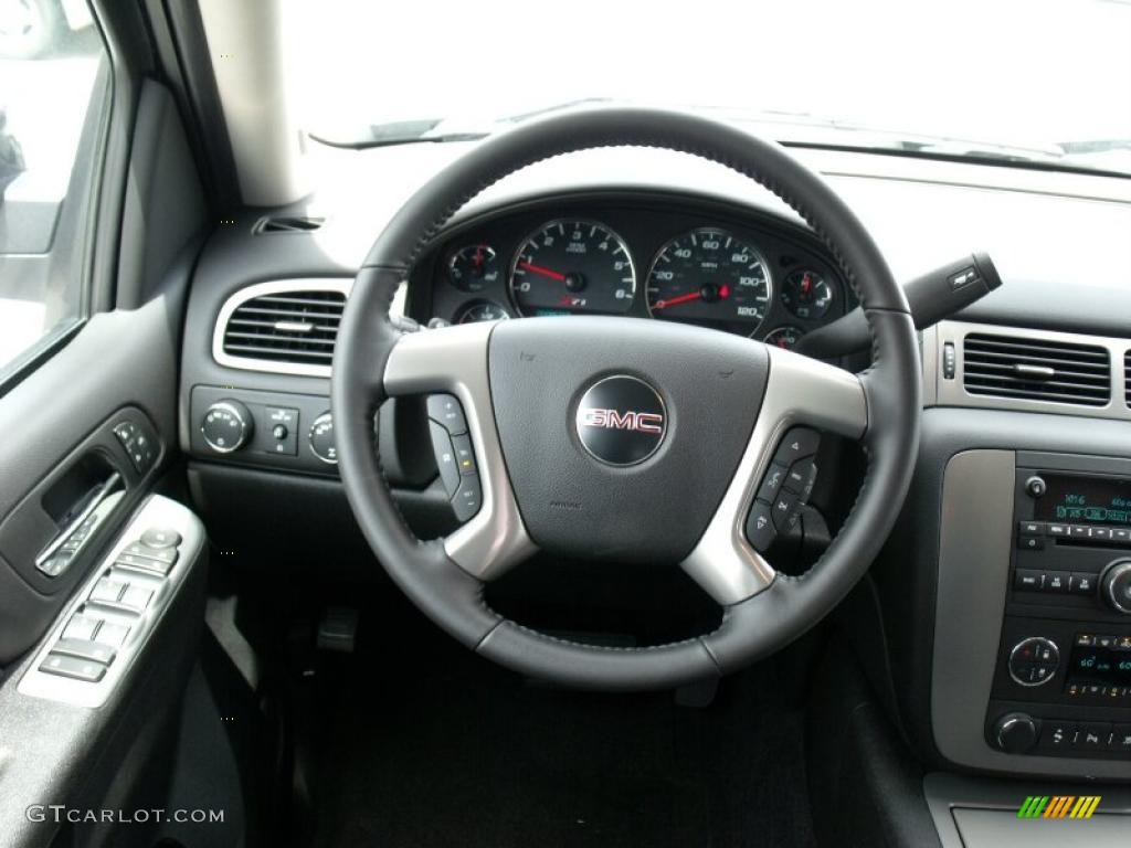 2010 Sierra 1500 SLT Crew Cab 4x4 - Onyx Black / Ebony photo #20