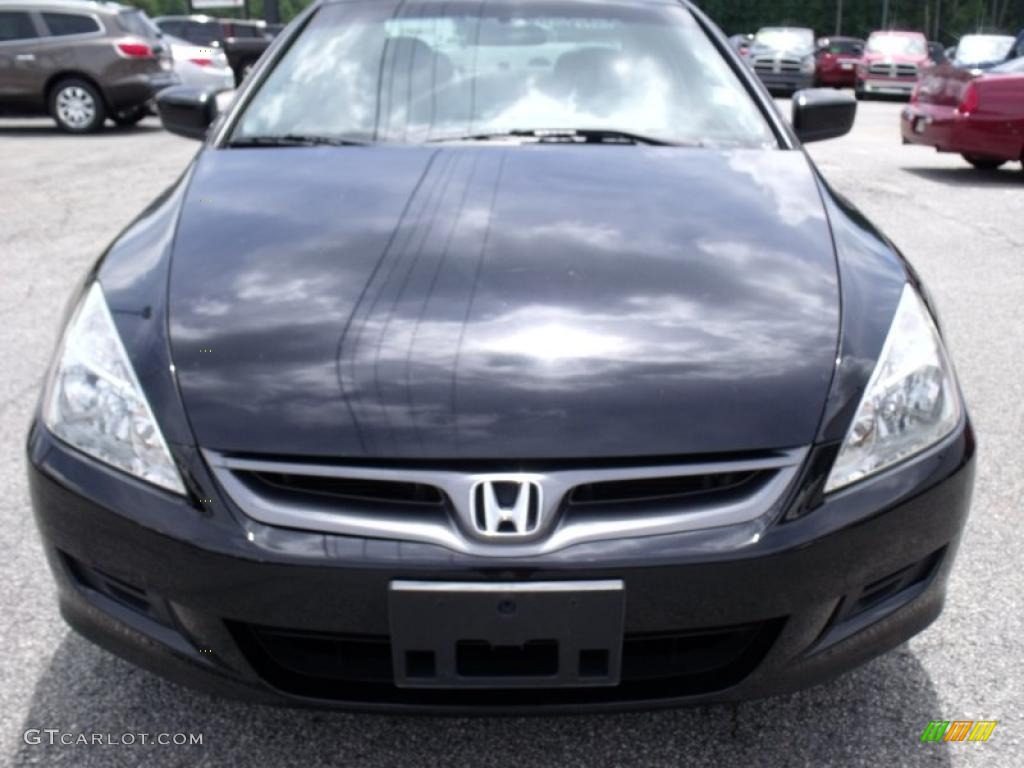 2006 Accord EX Coupe - Nighthawk Black Pearl / Black photo #3