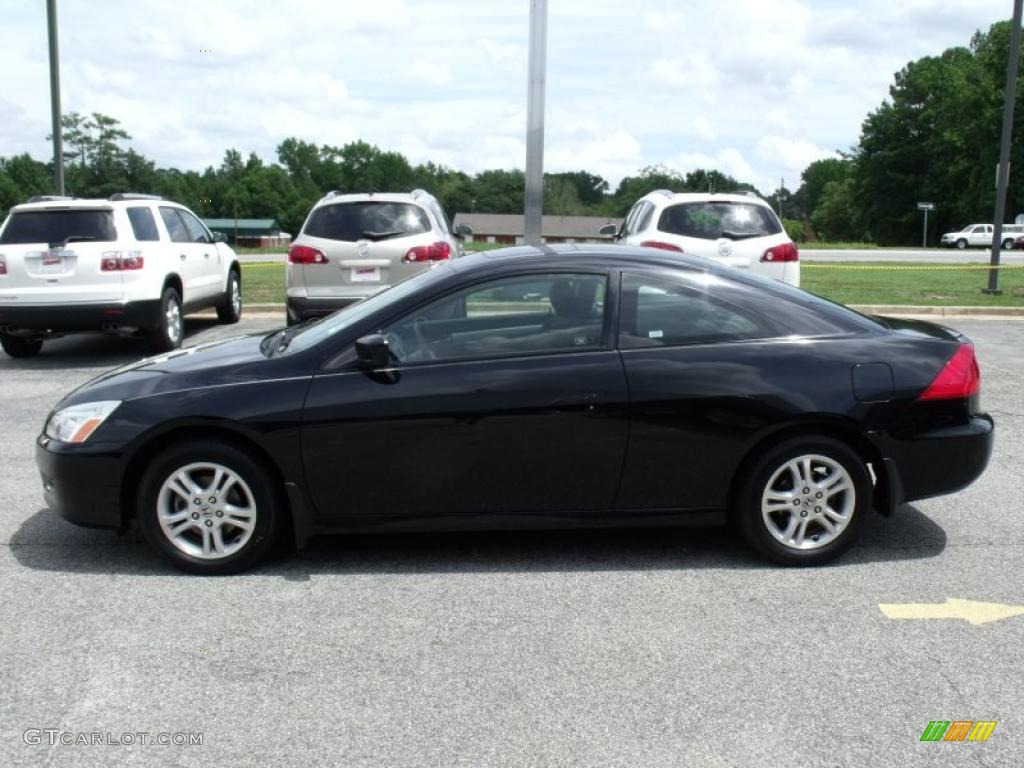 2006 Accord EX Coupe - Nighthawk Black Pearl / Black photo #5