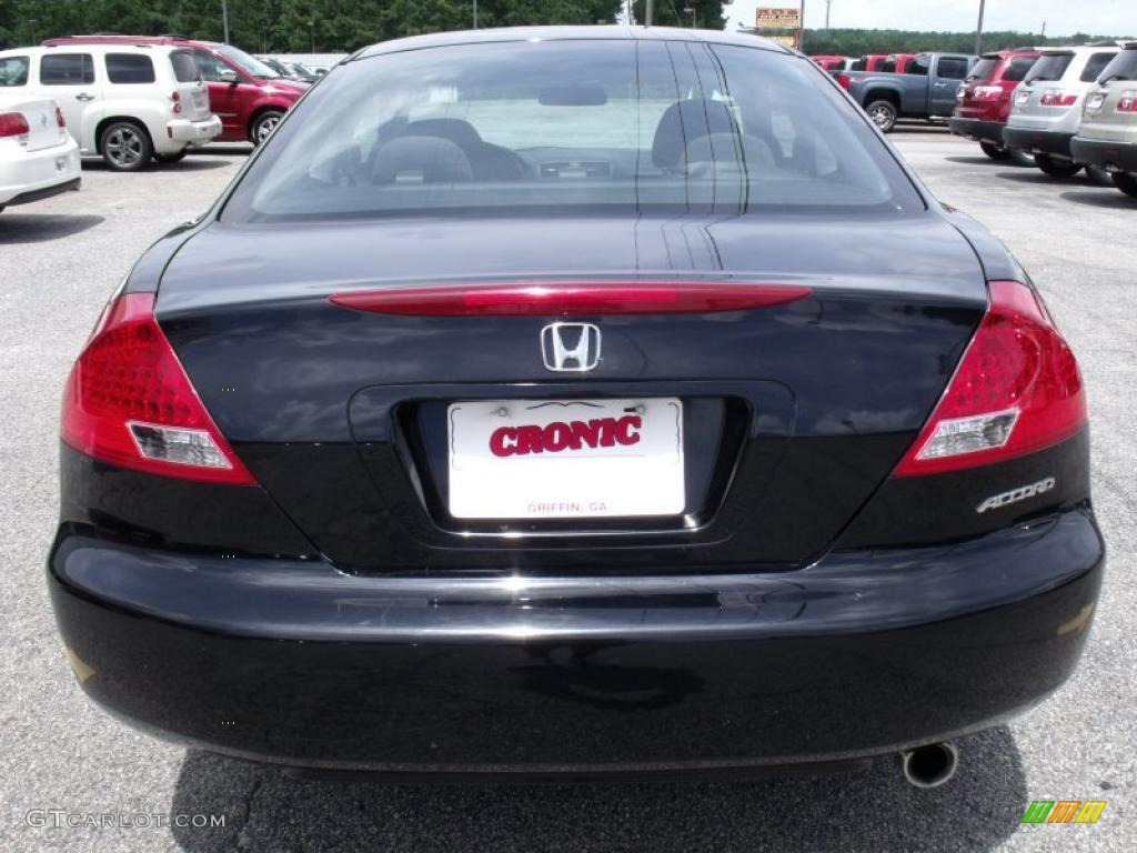 2006 Accord EX Coupe - Nighthawk Black Pearl / Black photo #7