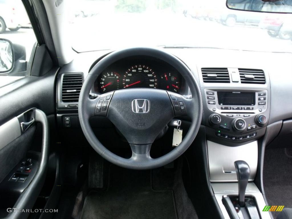 2006 Accord EX Coupe - Nighthawk Black Pearl / Black photo #16