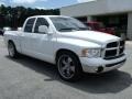 2005 Bright White Dodge Ram 1500 SLT Quad Cab  photo #2