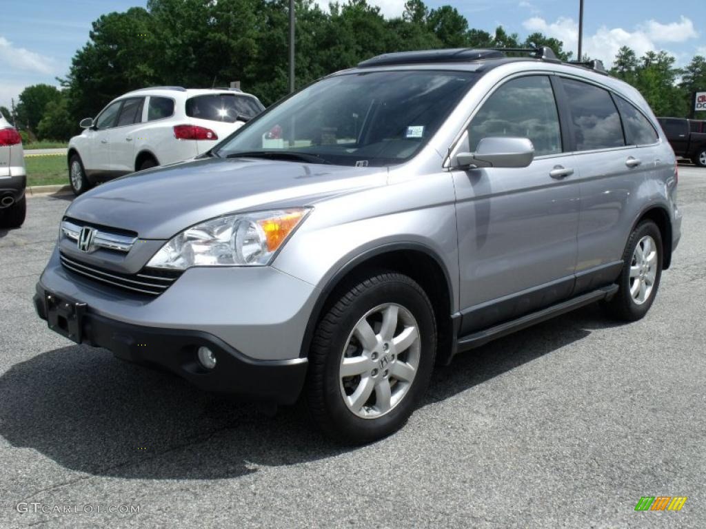 2008 CR-V EX-L - Whistler Silver Metallic / Gray photo #4