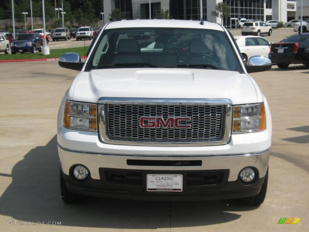 2009 Sierra 1500 SLE Texas Edition Crew Cab - Summit White / Texas Edition Black/White photo #8