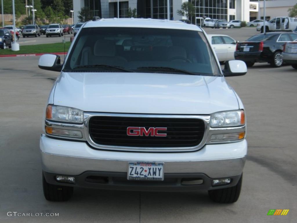 2004 Yukon SLE - Summit White / Pewter/Dark Pewter photo #8