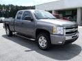 2009 Graystone Metallic Chevrolet Silverado 1500 LT Extended Cab 4x4  photo #2