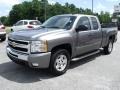 2009 Graystone Metallic Chevrolet Silverado 1500 LT Extended Cab 4x4  photo #4