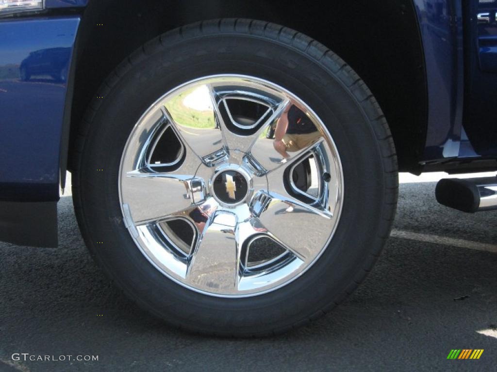 2010 Silverado 1500 LT Crew Cab 4x4 - Laser Blue Metallic / Light Titanium/Ebony photo #16