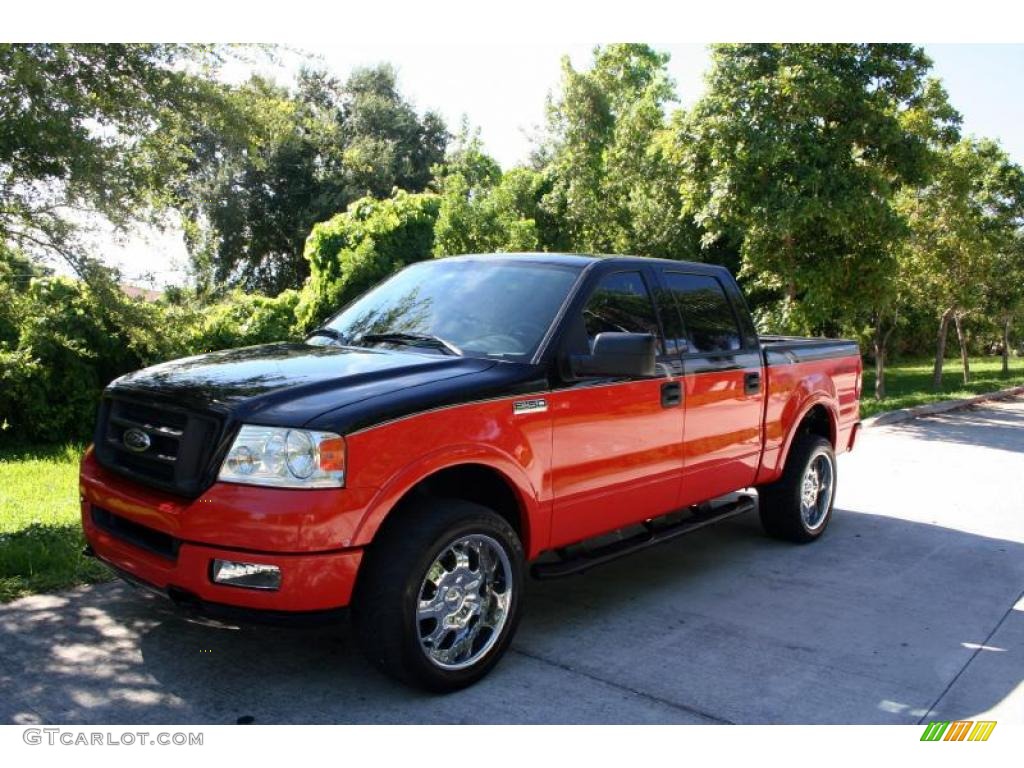 2004 F150 FX4 SuperCrew 4x4 - Black / Black photo #2