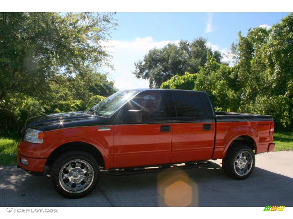 2004 F150 FX4 SuperCrew 4x4 - Black / Black photo #3