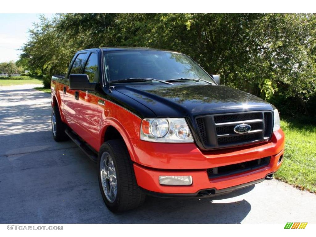 2004 F150 FX4 SuperCrew 4x4 - Black / Black photo #15